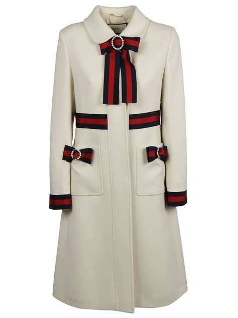 gucci white wool coat|indigo wool Gucci cashmere coat.